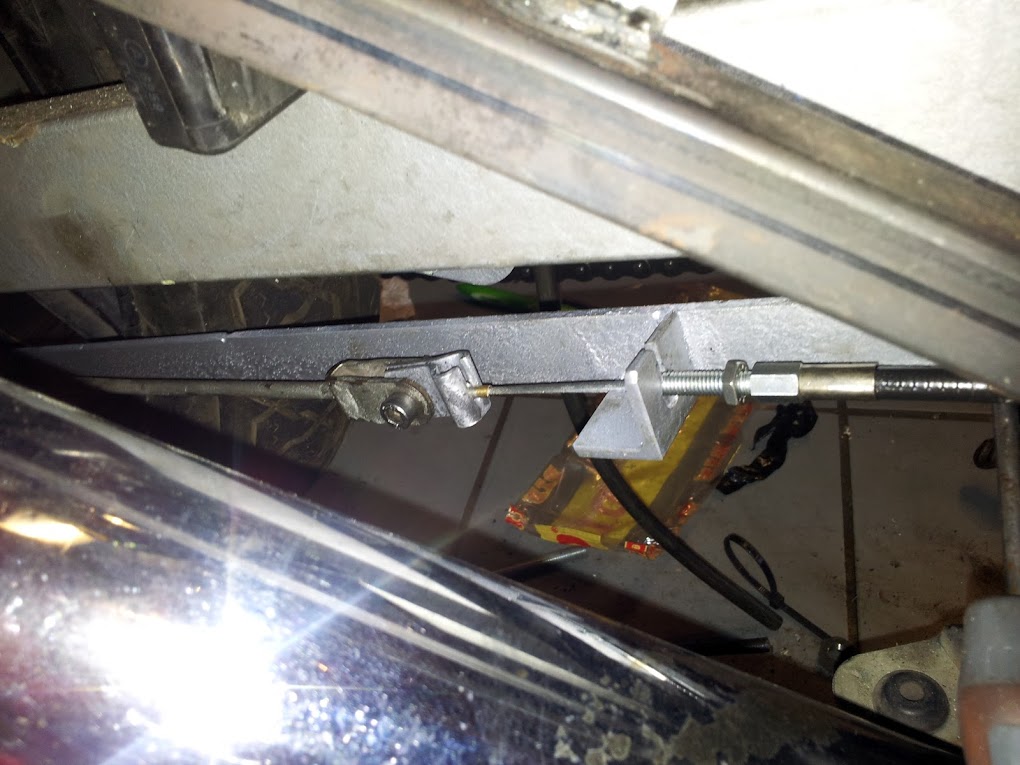 Rear Brake cable connection